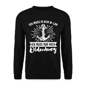 Oldenburg - Unisex Pullover - Schwarz - Vorne - Alina (178cm) & Michal (187cm)