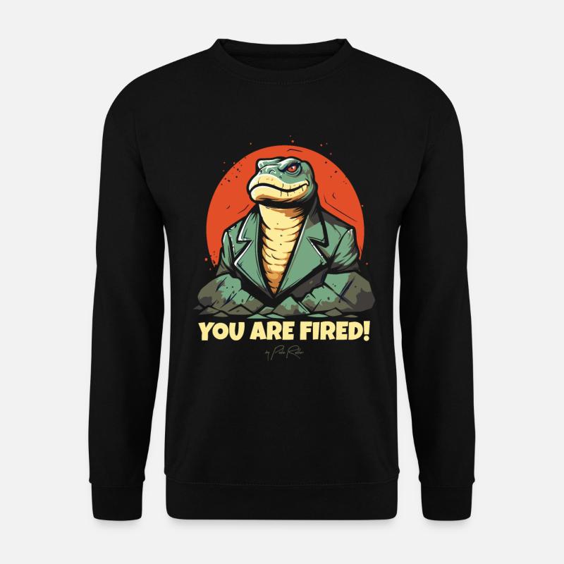 CEO Lizard, you're fired - Unisex Sweatshirt - black