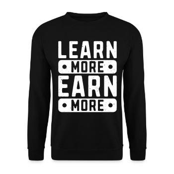 Citations et blagues drôles Dictons hilarants et humour - Sweat-shirt Unisexe - noir - Devant - Alina (178cm) & Michal (187cm)