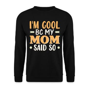 Funny Quotes And Jokes Hilarious Sayings And Humor - Unisex Pullover - Schwarz - Vorne - Alina (178cm) & Michal (187cm)