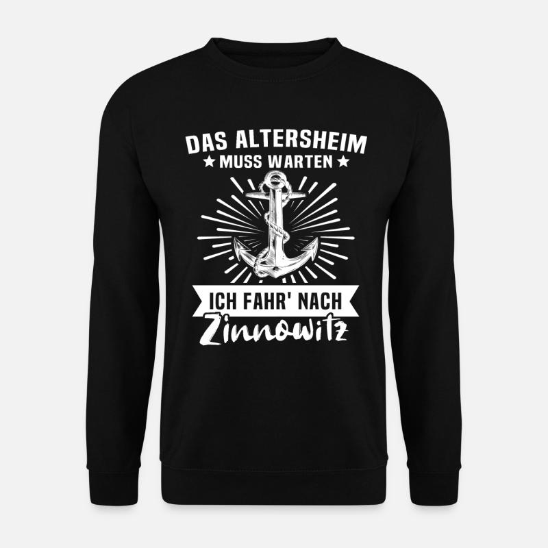Zinnowitz Altersheim - Unisex Pullover - Schwarz