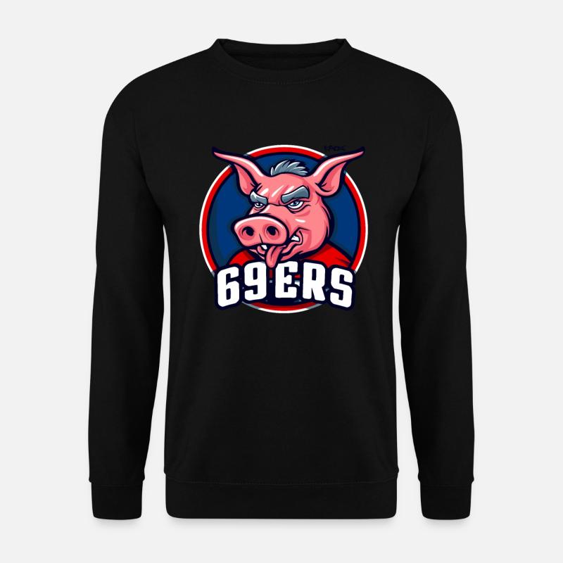 69ers: Shameless Pig - Unisex Sweatshirt - black