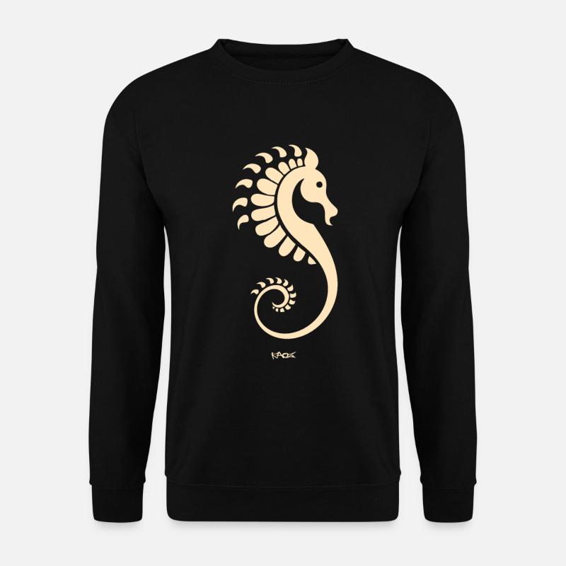 Ein Seepferdchen - Unisex Pullover - Schwarz