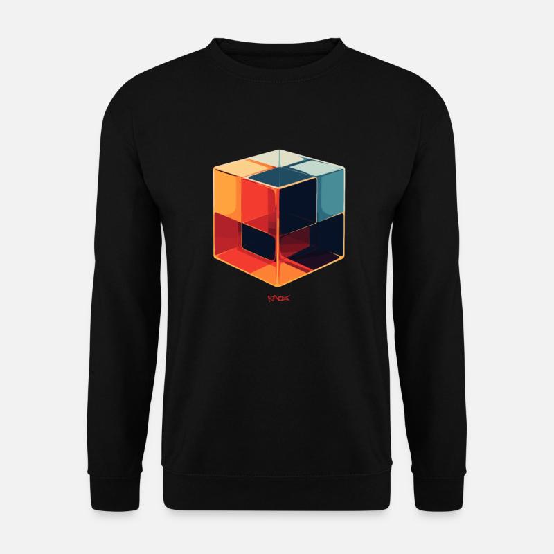 Ein Glaswürfel - Unisex Pullover - Schwarz