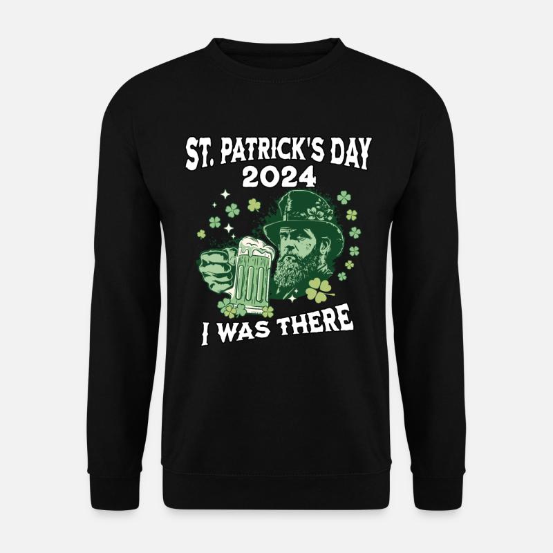 Fête de la Saint-Patrick 2024 - Sweat-shirt Unisexe - noir