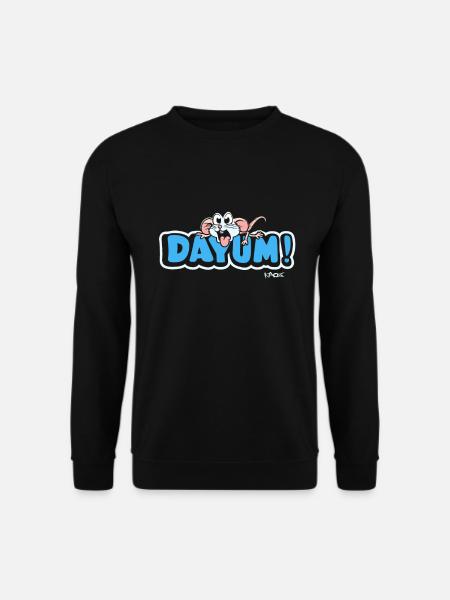 Damn says the darn mouse - Unisex Sweatshirt - black