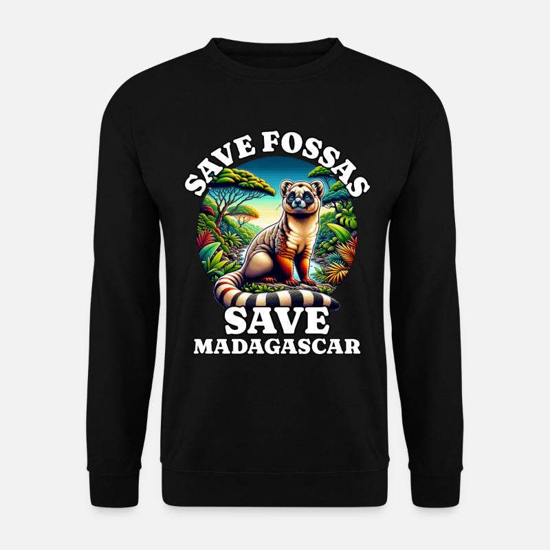 Save Fossas - Unisex Pullover - Schwarz