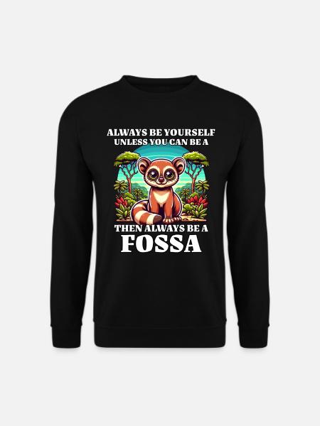 Fossa Sayings - Unisex Sweatshirt - black