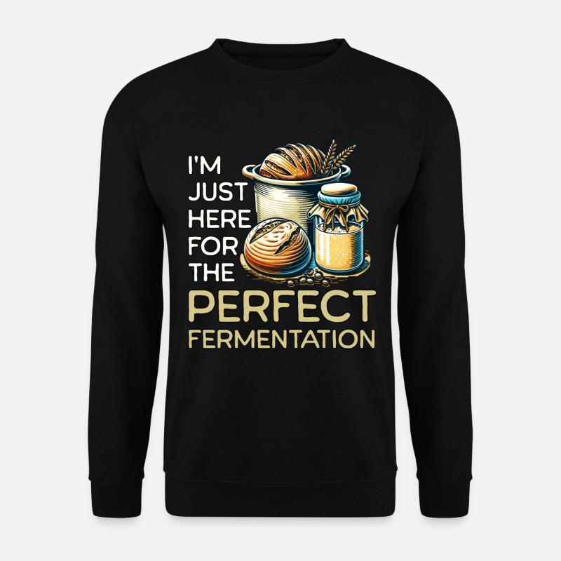Sauerteig Fermantation - Unisex Pullover - Schwarz