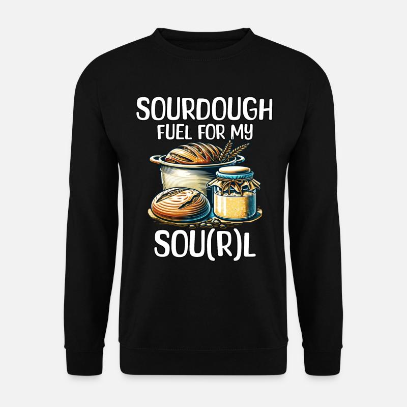 Sauerteig - Unisex Pullover - Schwarz