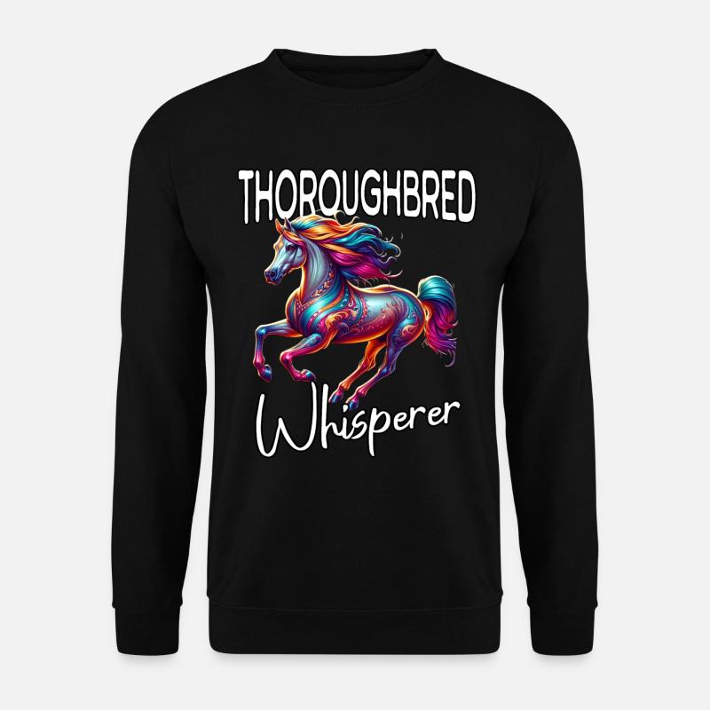 Thoroughbred Flüsterer - Unisex Pullover - Schwarz