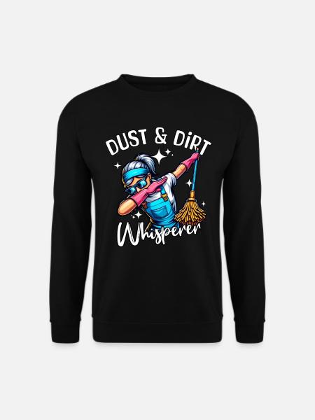 Cleaner Whisperer Cleaning Lady - Unisex Sweatshirt - black