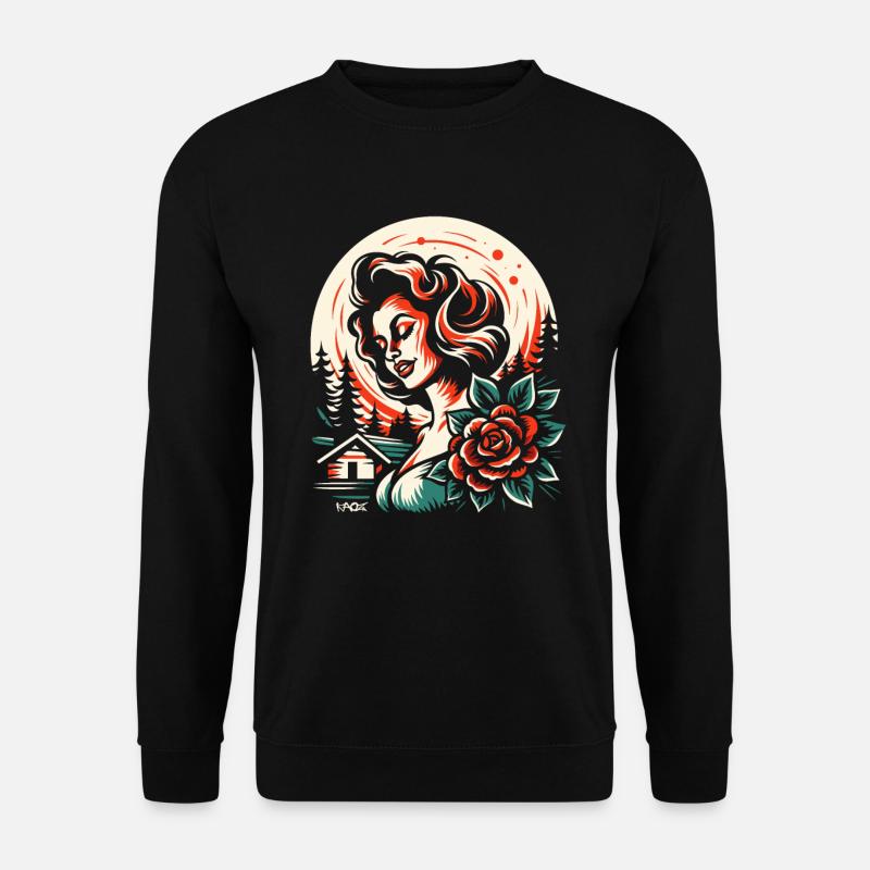 Roses are red - Unisex Sweatshirt - black
