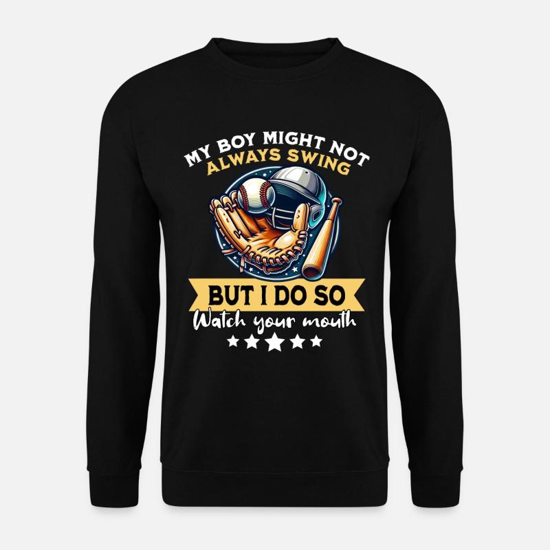 Baseball Junge - Unisex Pullover - Schwarz