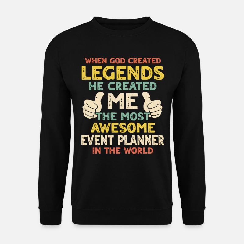 Event Planner - Unisex Sweatshirt - black