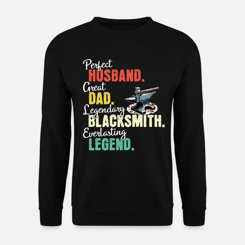 Blacksmith Dad - Unisex Sweatshirt - black