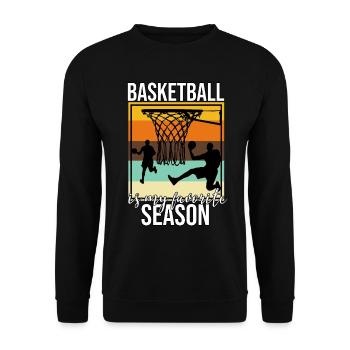 Drôle de dicton de basket-ball - Sweat-shirt Unisexe - noir - Devant - Alina (178cm) & Michal (187cm)