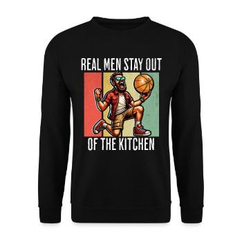Drôle de dicton de basket-ball - Sweat-shirt Unisexe - noir - Devant - Alina (178cm) & Michal (187cm)