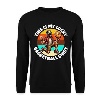 Basket-ball - Sweat-shirt Unisexe - noir - Devant - Alina (178cm) & Michal (187cm)