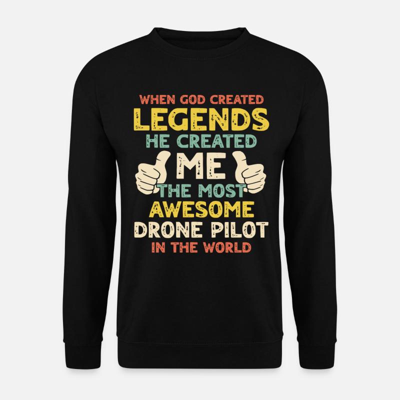 Drone Pilot - Unisex Sweatshirt - black