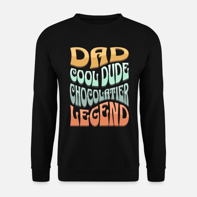 Papa Chocolatier - Unisex Pullover - Schwarz