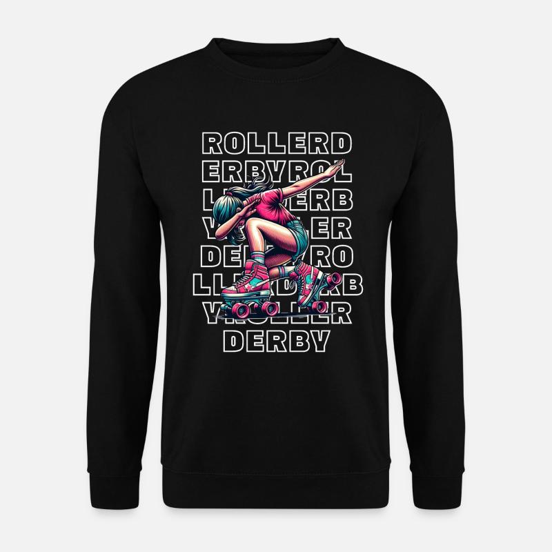 Roller derby - Unisex Sweatshirt - black