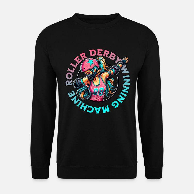 Roller Derby Gewinner - Unisex Pullover - Schwarz