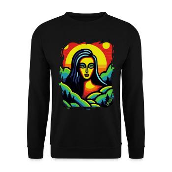 La déesse de la nature - Sweat-shirt Unisexe - noir - Devant - Alina (178cm) & Michal (187cm)
