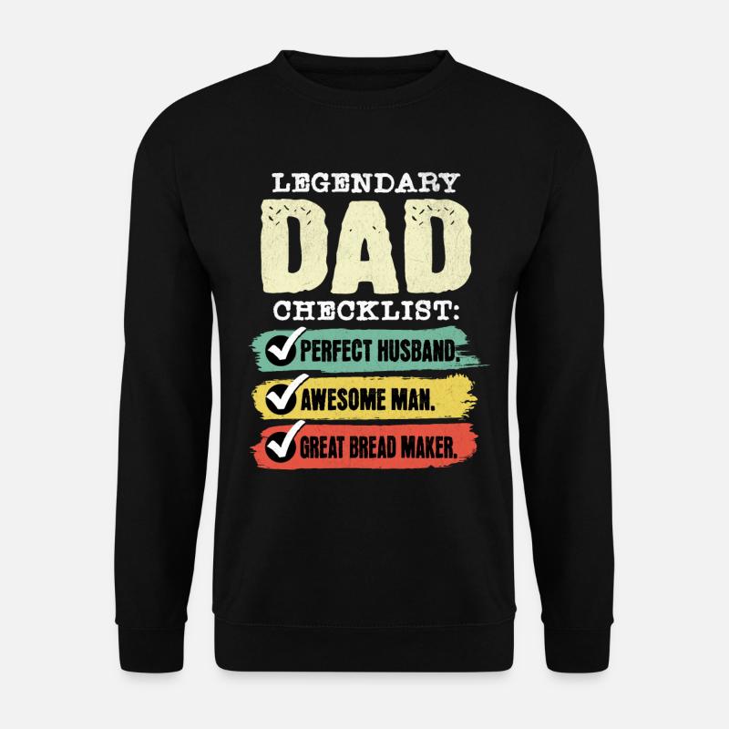 Papa Breadmaker Father's Day - Unisex Sweatshirt - black