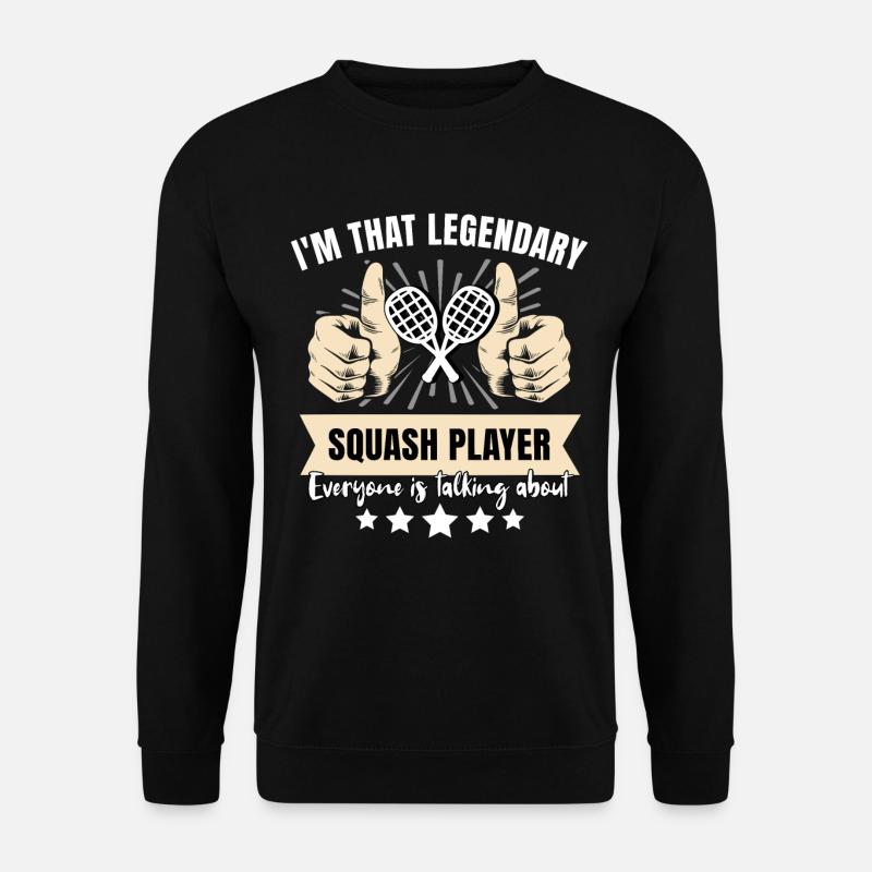 Legendary squash player - Unisex Sweatshirt - black