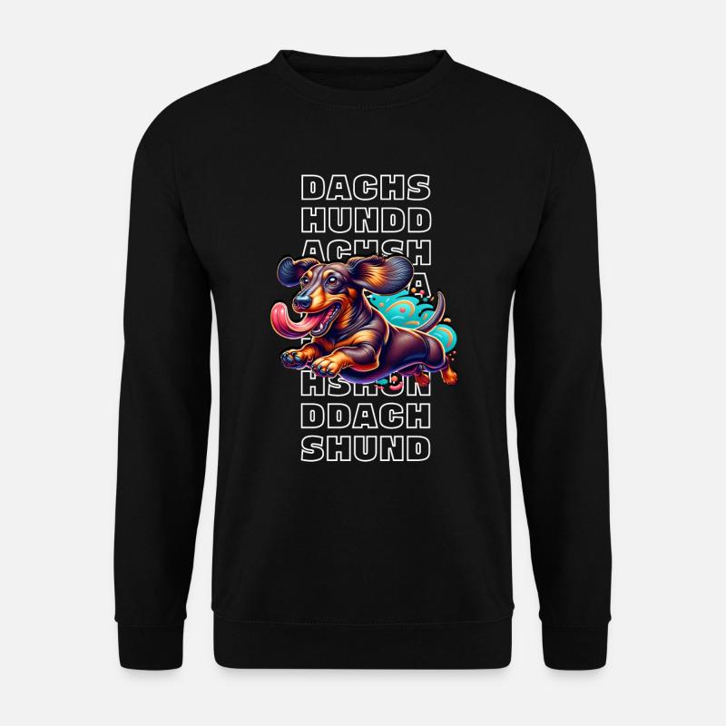 Dachshund - Unisex Sweatshirt - black