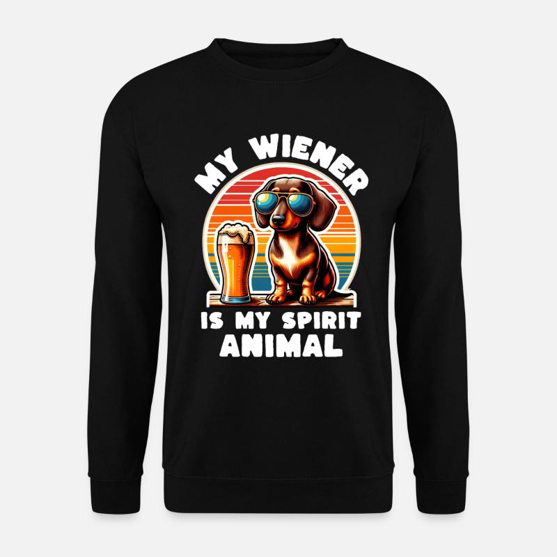 Funny Dachshund Sayings - Unisex Sweatshirt - black