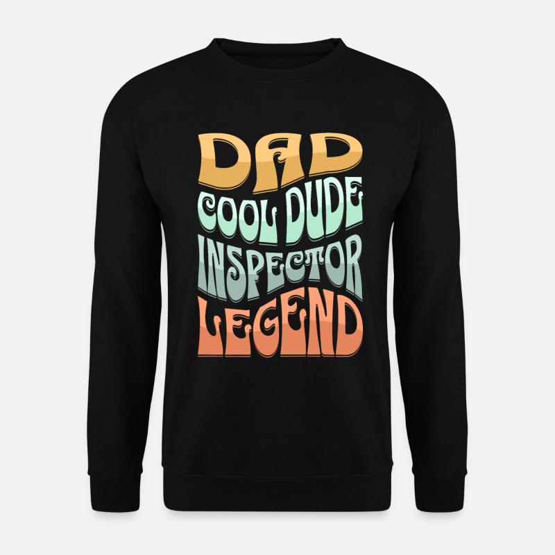 Papa Inspektor - Unisex Pullover - Schwarz