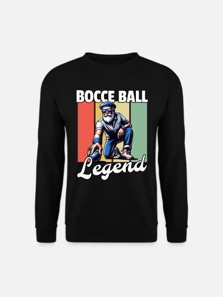 Bocce Ball Legend Men - Unisex Sweatshirt - black