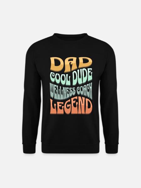 Papa Wellness Coach - Unisex Sweatshirt - black