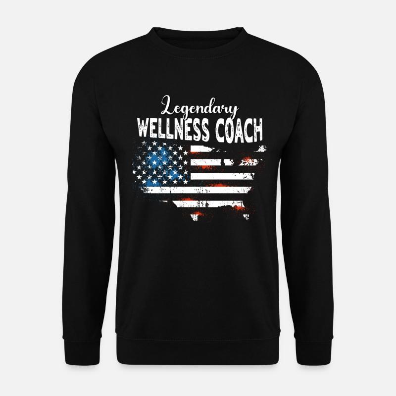 Wellness Coach US - Unisex Pullover - Schwarz