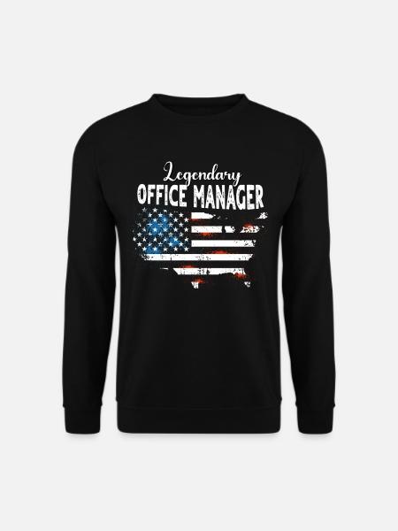 Office Manager US - Unisex Sweatshirt - black