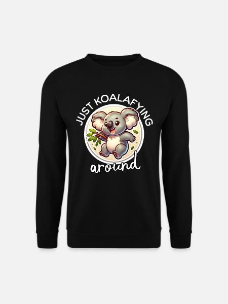 Funny Koala Sayings - Unisex Sweatshirt - black