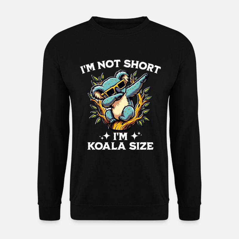 Koala Saying - Unisex Sweatshirt - black