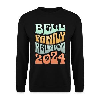 Bell Family Reunion 2024 - Unisex Sweatshirt - black - Front - Alina (178cm) & Michal (187cm)