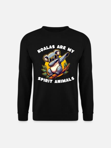 Funny Koala Sayings - Unisex Sweatshirt - black