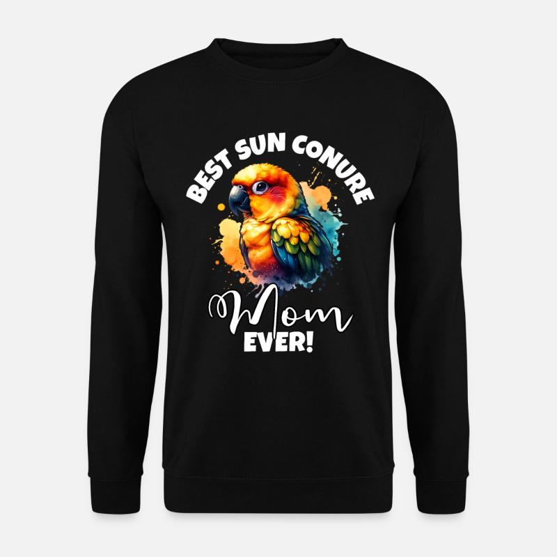 Best Sun Conure Mom - Unisex Sweatshirt - black