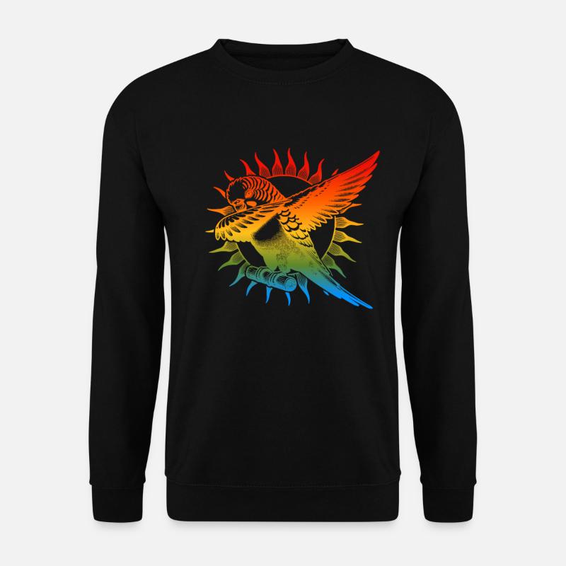Dicton de perruche soleil - Sweat-shirt Unisexe - noir