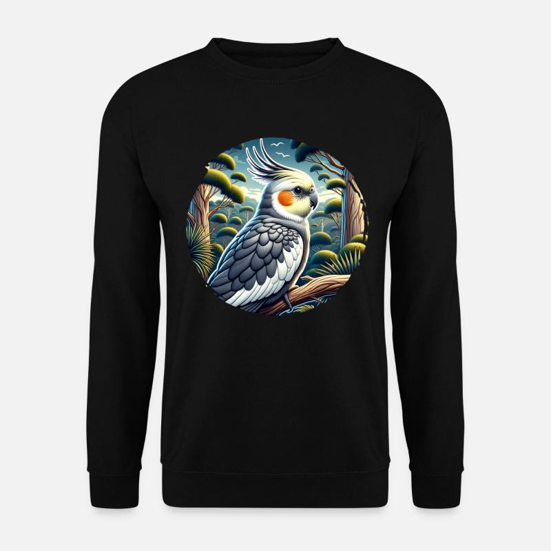 Nymphensittich - Unisex Pullover - Schwarz