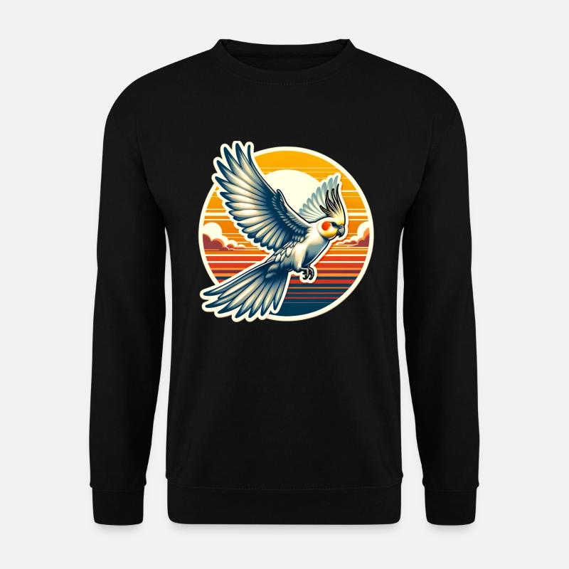 Nymphensittich Spruch - Unisex Pullover - Schwarz