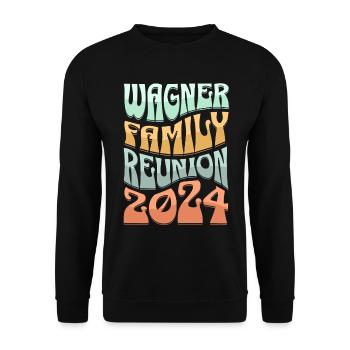 Wagner Family Reunion 2024 - Unisex Sweatshirt - black - Front - Alina (178cm) & Michal (187cm)