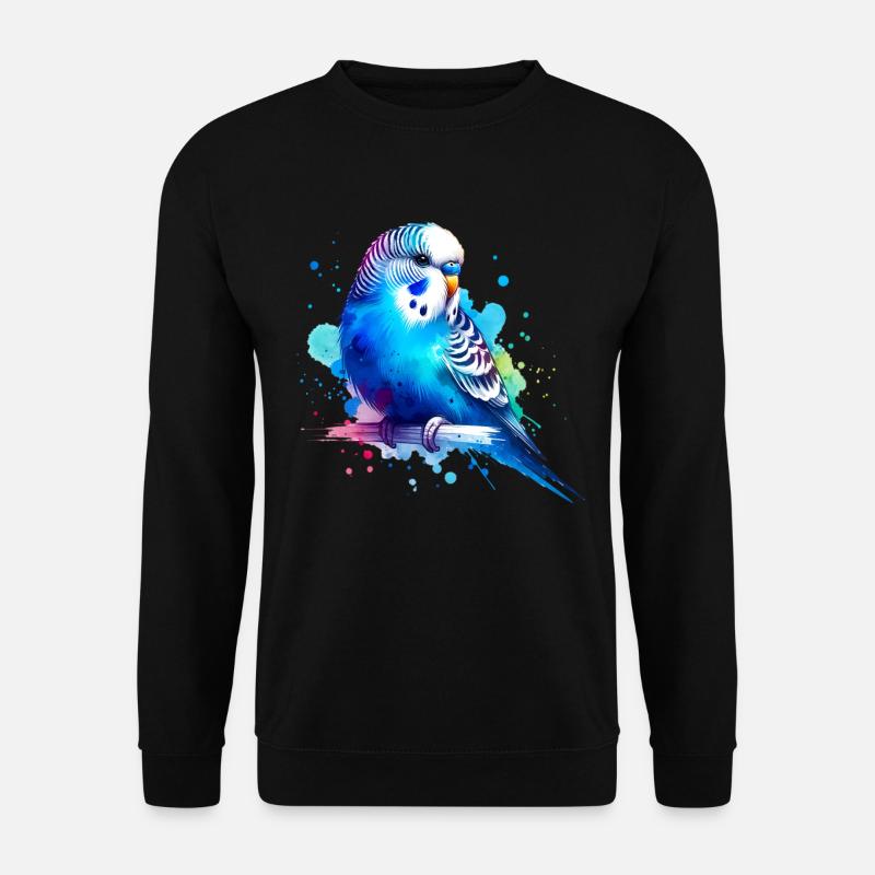 Budgerigar - Unisex Sweatshirt - black