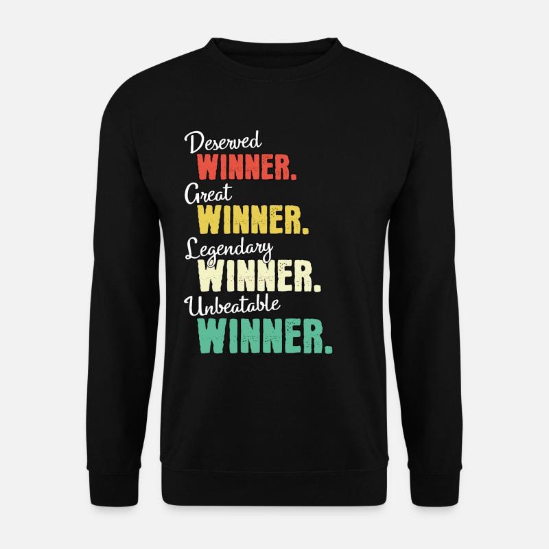 Gewinner - Unisex Pullover - Schwarz