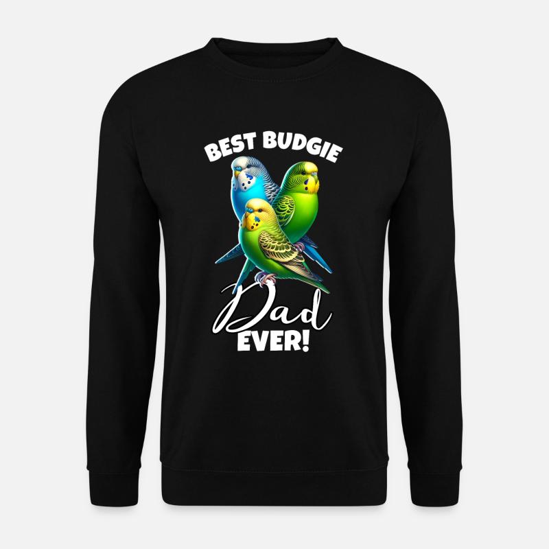Meilleure perruche perruche Papa - Sweat-shirt Unisexe - noir