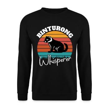 Marderbär Flüsterer - Sweat-shirt Unisexe - noir - Devant - Alina (178cm) & Michal (187cm)